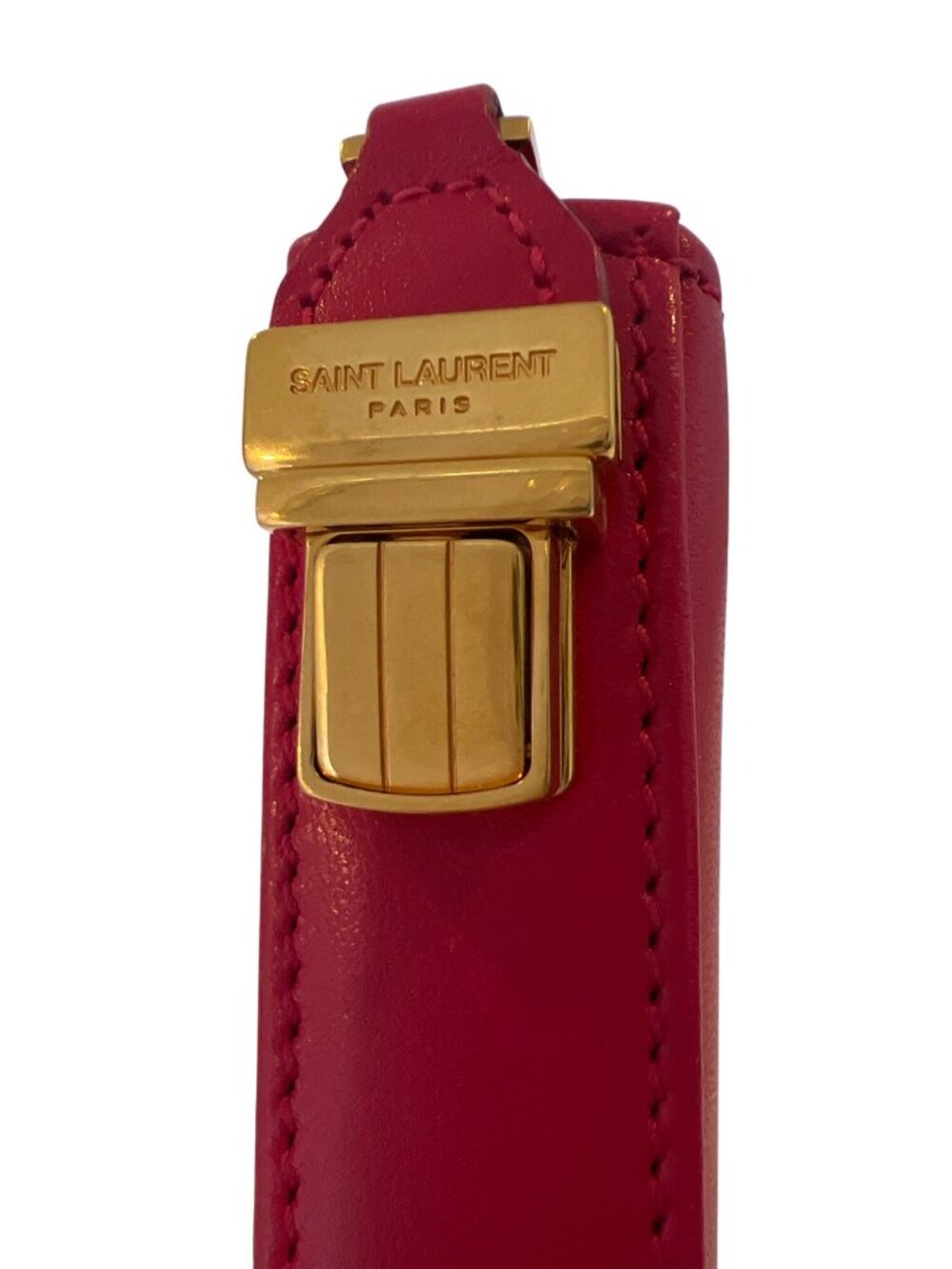 Saint Laurent Fuchsia Leather Tablet Case With Gold Hardware - Picture 5 of 14